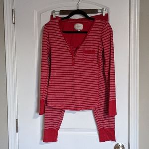 Red&Pink Victoria Secret holiday PJ set